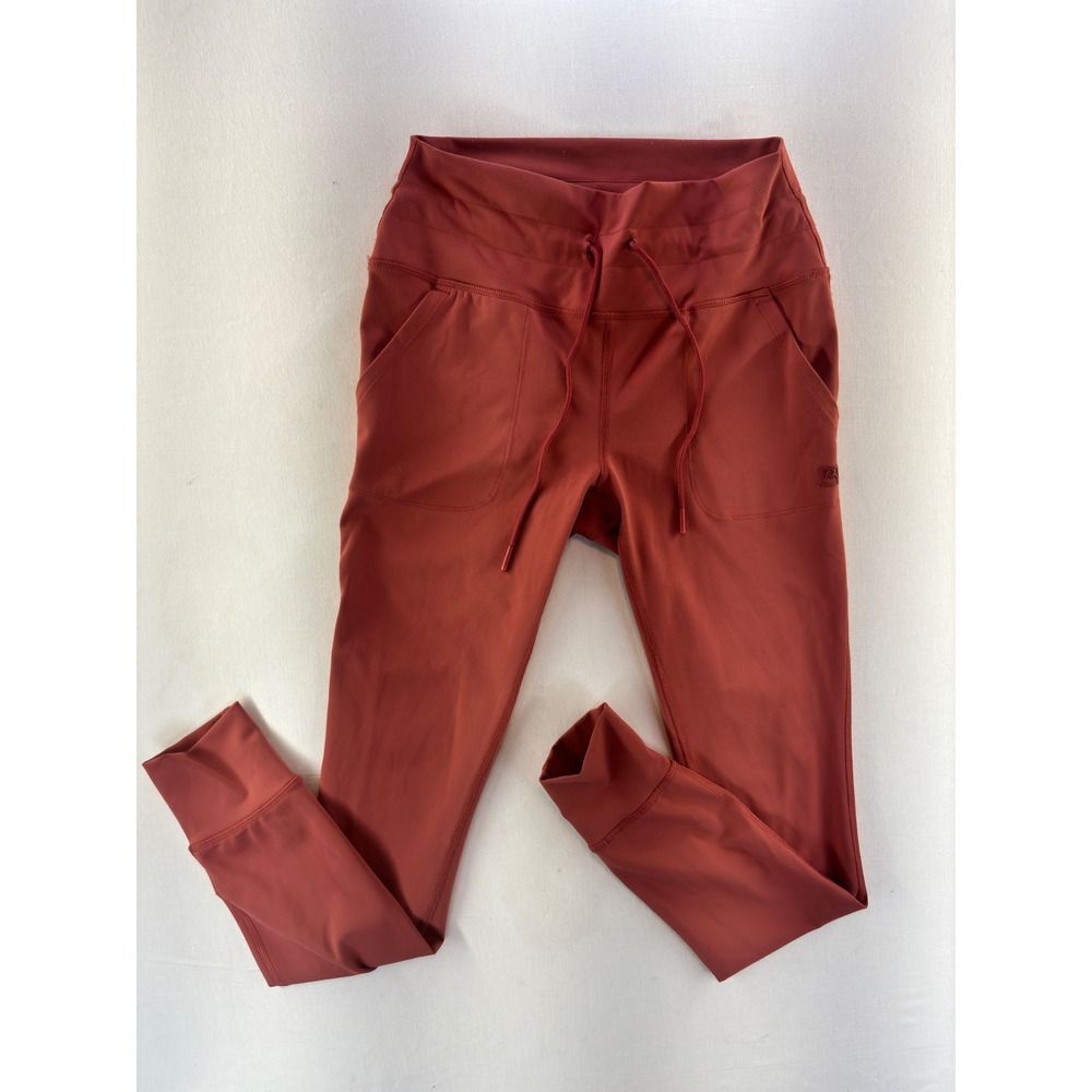 Avalanche Outdoor Supply Co Womens Rust Red Active Joggers Drawstring Small